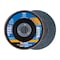 Pferd 4-1/2" x 7/8" A.H. POLIFAN Flap Disc - Z PSF STEELOX, Zirconia, 60 Grit, Conical 62053 - alternate 1